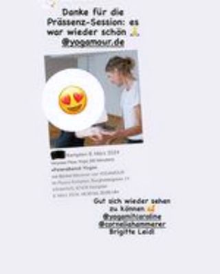 Vielen Dank für den wohltuenden Workshop!🙏😊